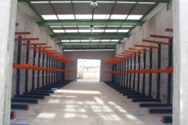 Конзолни палетни стелажи „Kimer“ са най-универсалната система за директен достъп до всеки палет.